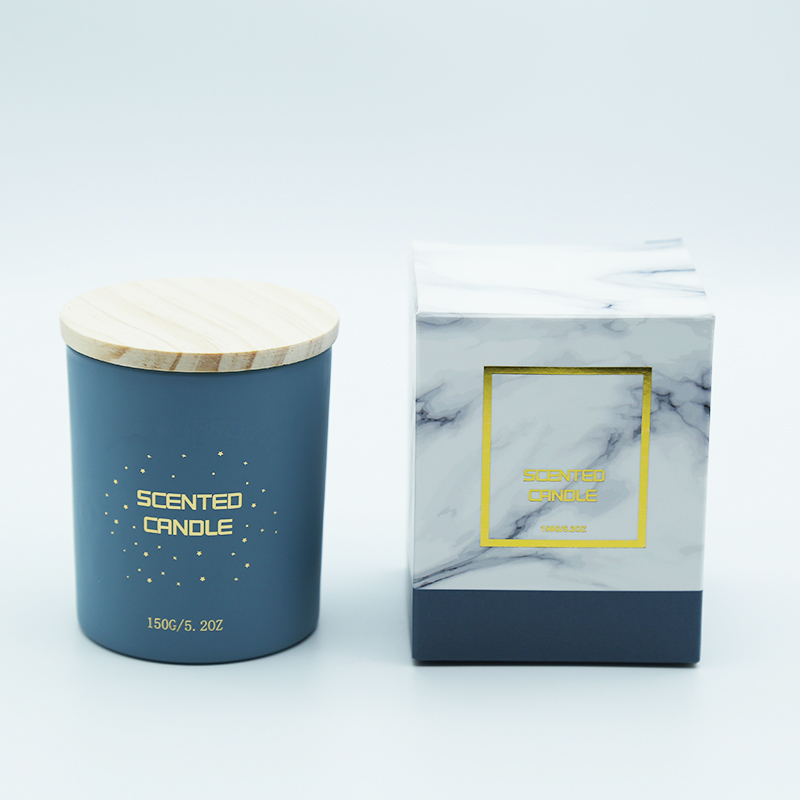 150g private label scented candles with own brand customized packaging box for home decor